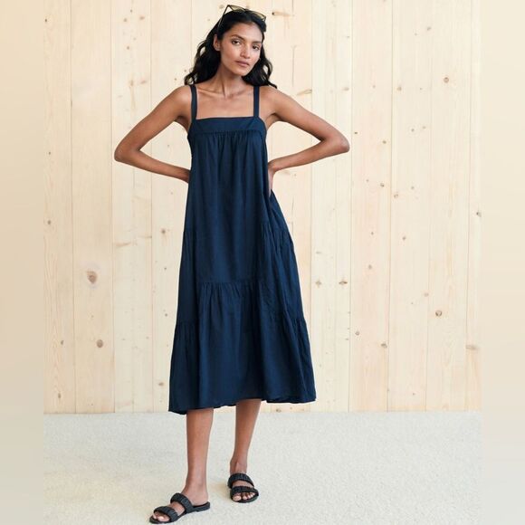 JENNI KAYNE Summer Dress in Navy - Picture 4 of 12